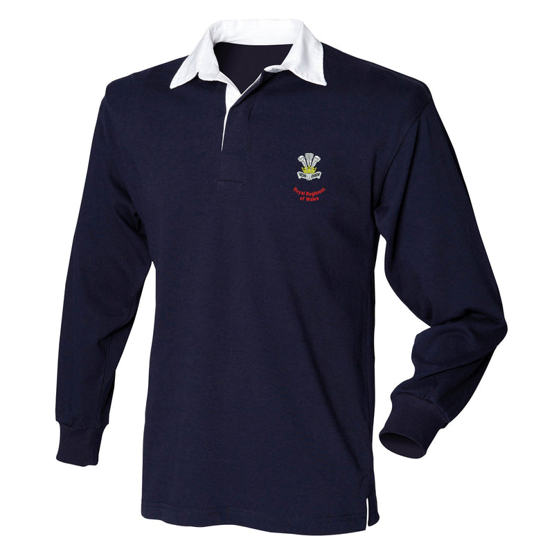Royal Regiment of Wales Front Row Long Sleeve Rugby Shirt