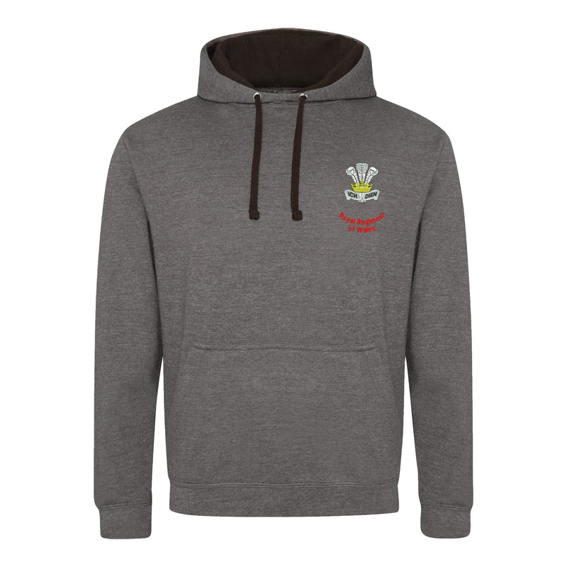 Royal Regiment of Wales Varsity Contrast Hoodie