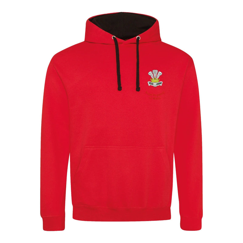 Royal Regiment of Wales Varsity Contrast Hoodie