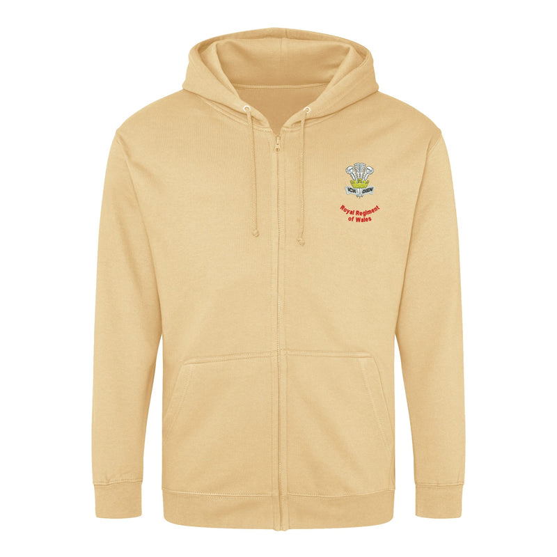 Royal Regiment of Wales Zipped Hoodie