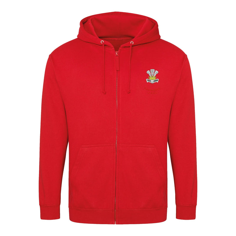 Royal Regiment of Wales Zipped Hoodie