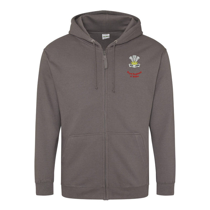 Royal Regiment of Wales Zipped Hoodie
