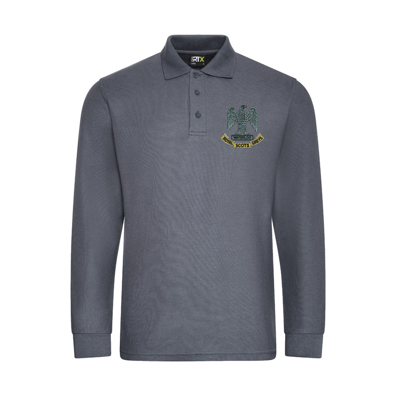 Royal Scots Greys Long Sleeve Polo Shirt