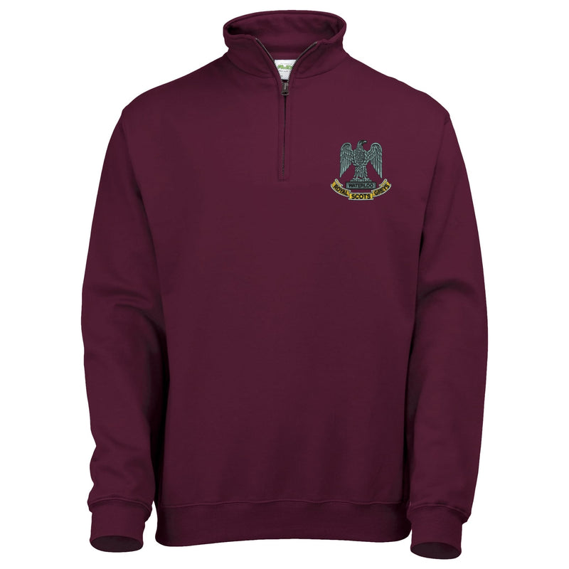 Royal Scots Greys Quarter Zip Sweatshirt