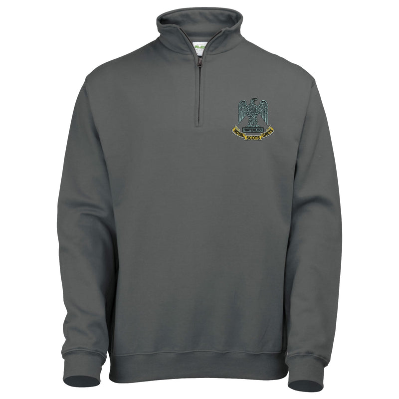 Royal Scots Greys Quarter Zip Sweatshirt