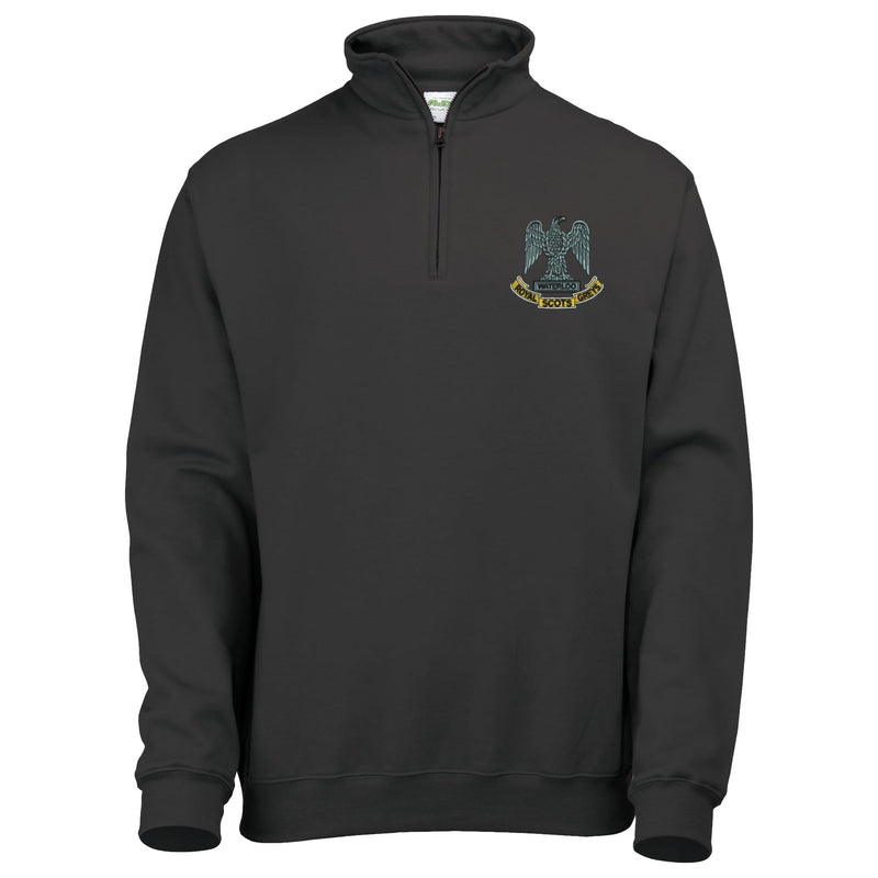 Royal Scots Greys Quarter Zip Sweatshirt