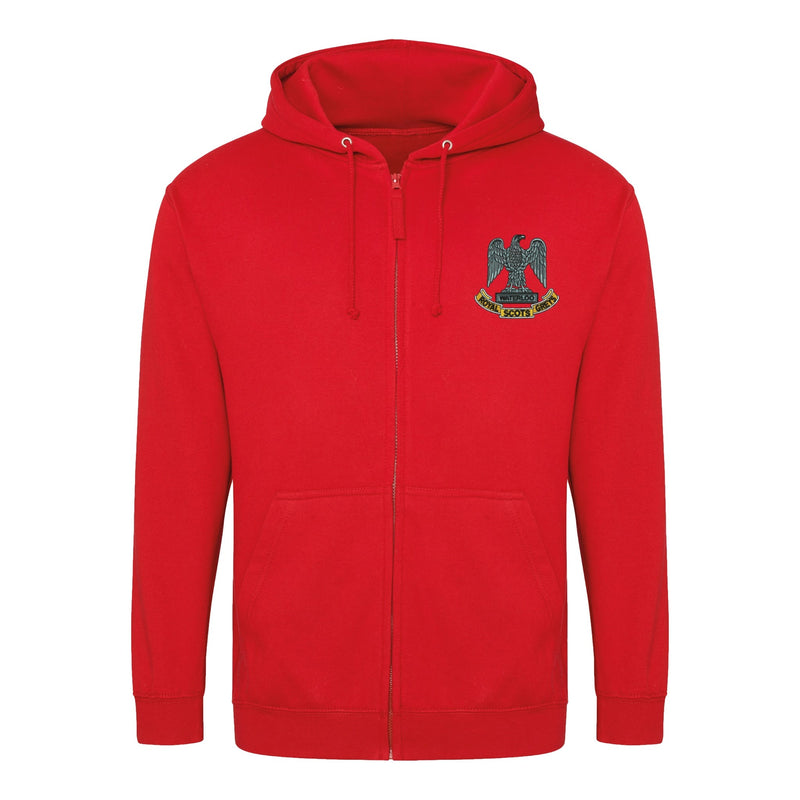 Royal Scots Greys Zipped Hoodie