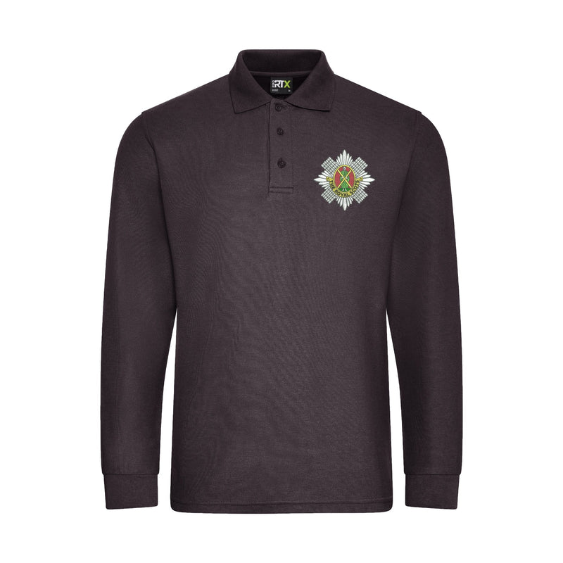 Royal Scots Long Sleeve Polo Shirt