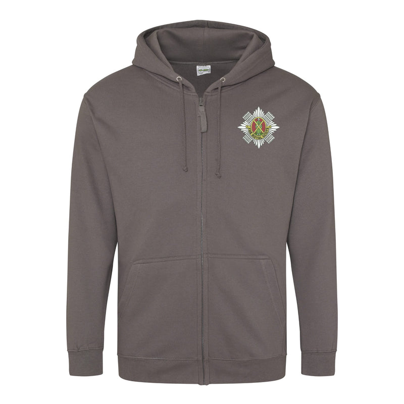 Royal Scots Zipped Hoodie