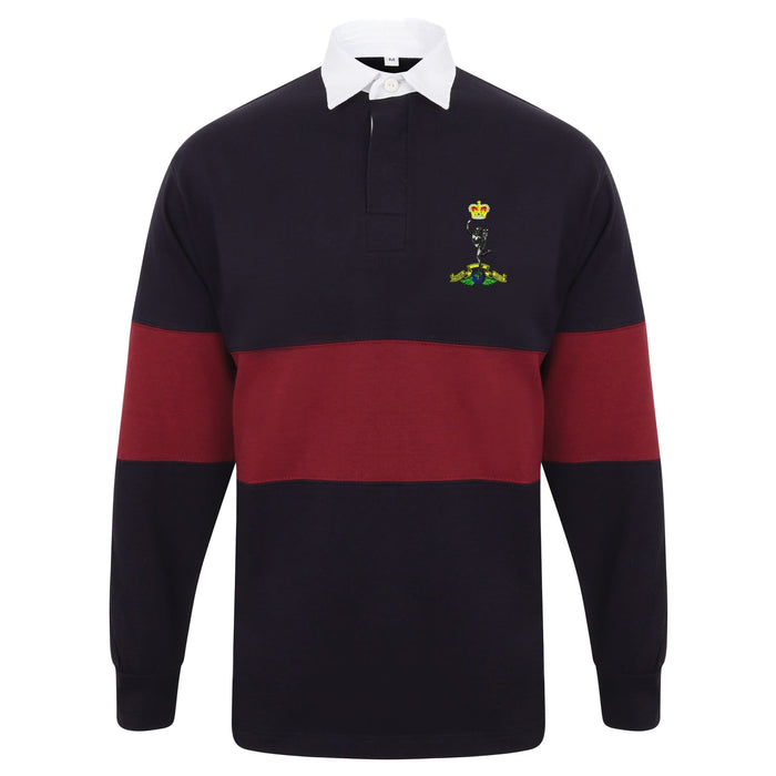 Royal Signals Long Sleeve Panelled Rugby Shirt