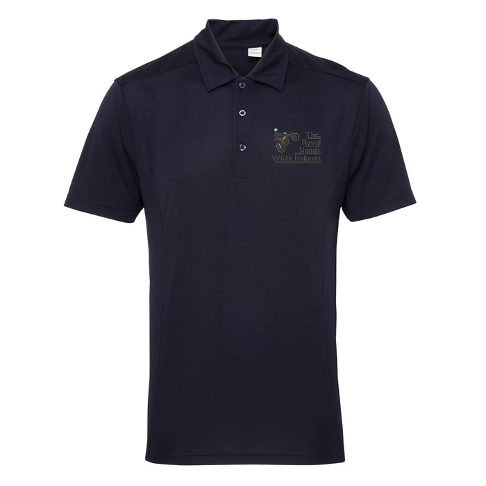 Royal Signals White Helmets Activewear Polo