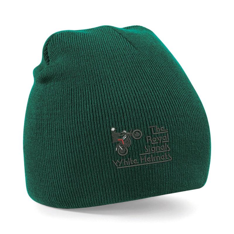 White Helmets Display Team - Royal Signals Beanie Hat