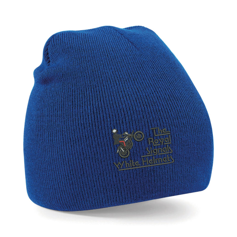 White Helmets Display Team - Royal Signals Beanie Hat