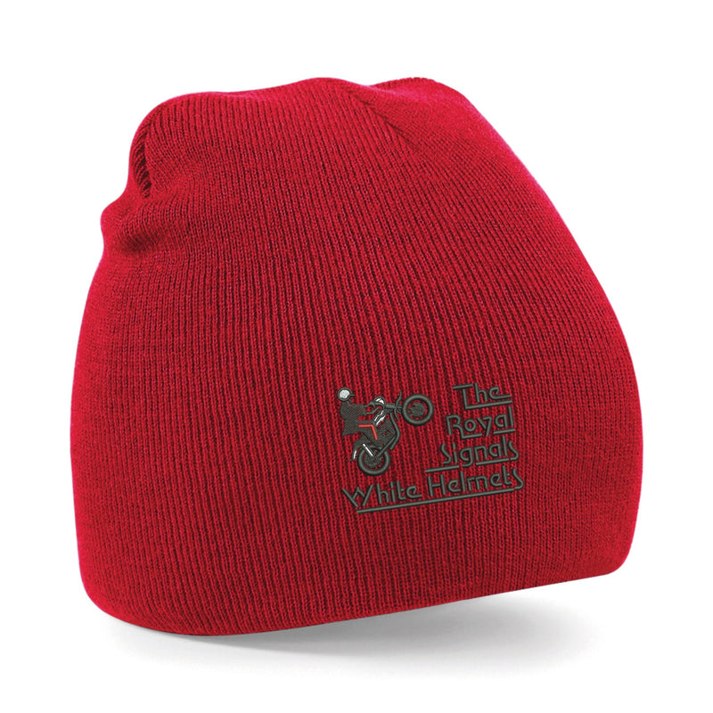 White Helmets Display Team - Royal Signals Beanie Hat