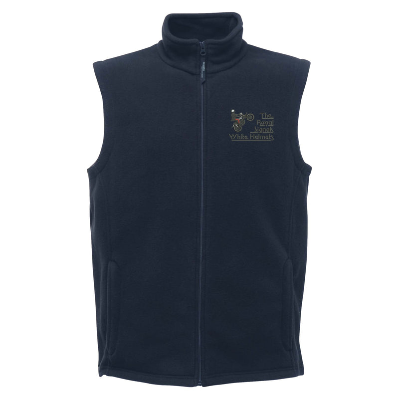 Royal Signals White Helmets Display Team Regatta Fleece Bodywarmer