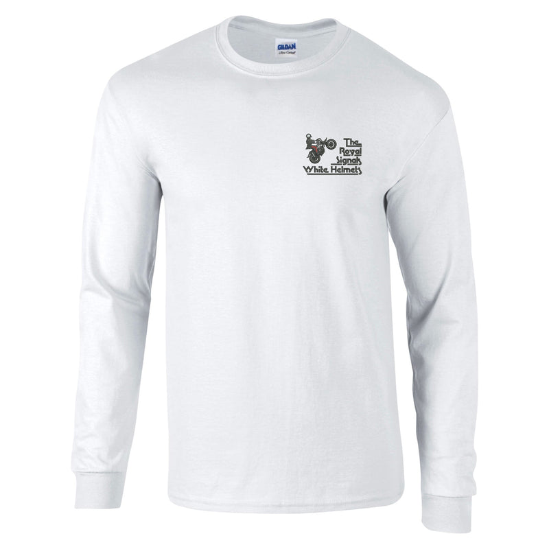 Royal Signals White Helmets Display Team Long Sleeve T-Shirt