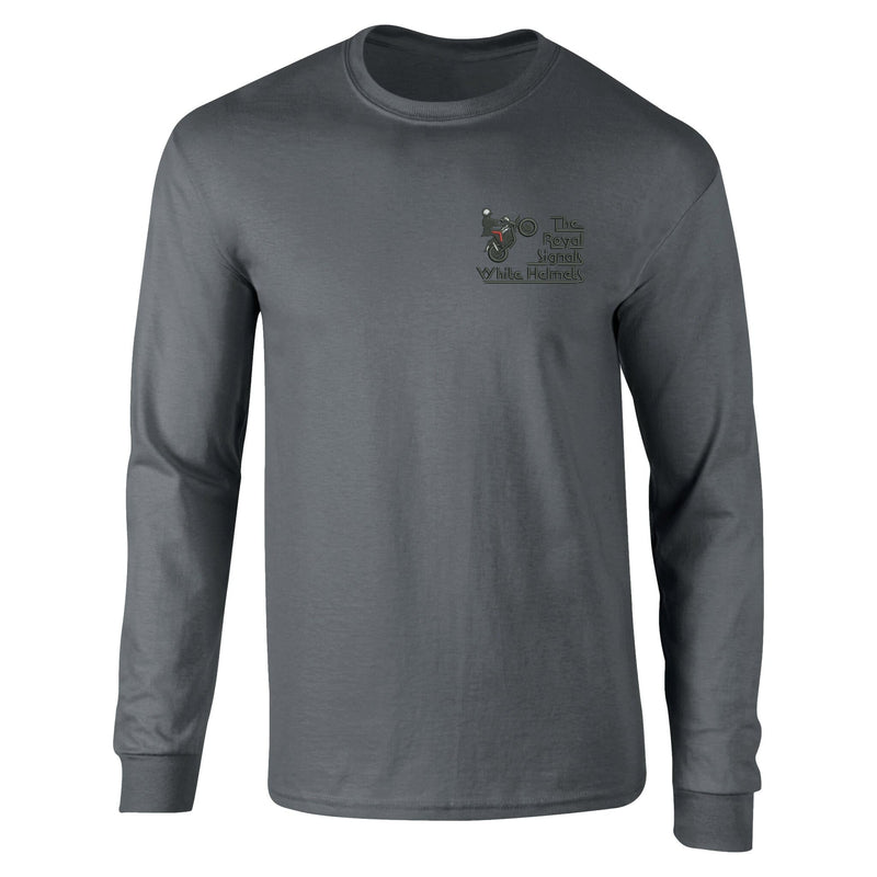 Royal Signals White Helmets Display Team Long Sleeve T-Shirt