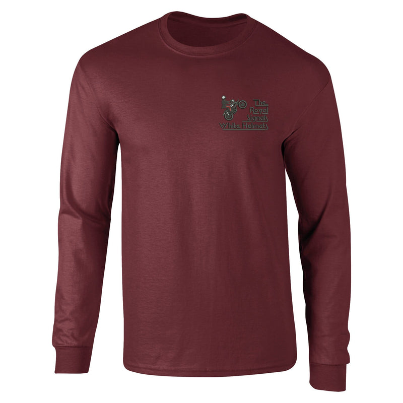Royal Signals White Helmets Display Team Long Sleeve T-Shirt