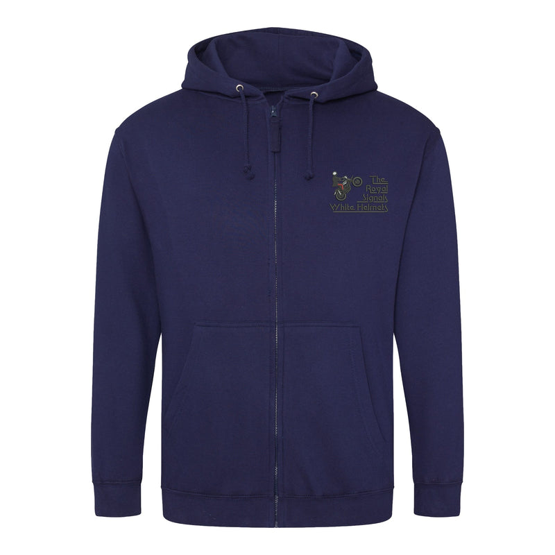 White Helmets Display Team - Royal Signals Zipped Hoodie