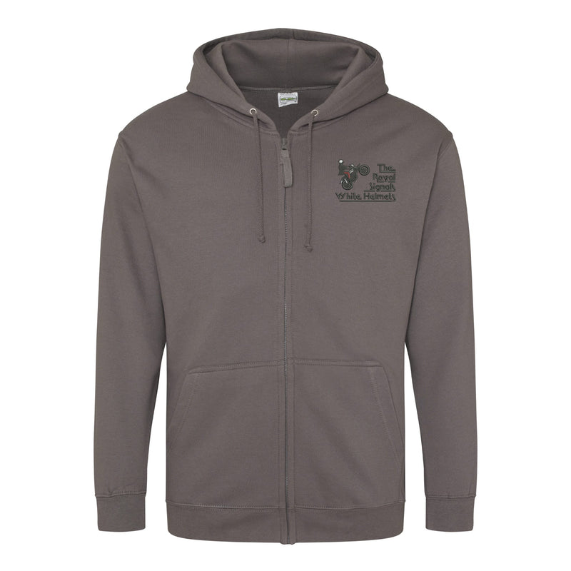 White Helmets Display Team - Royal Signals Zipped Hoodie