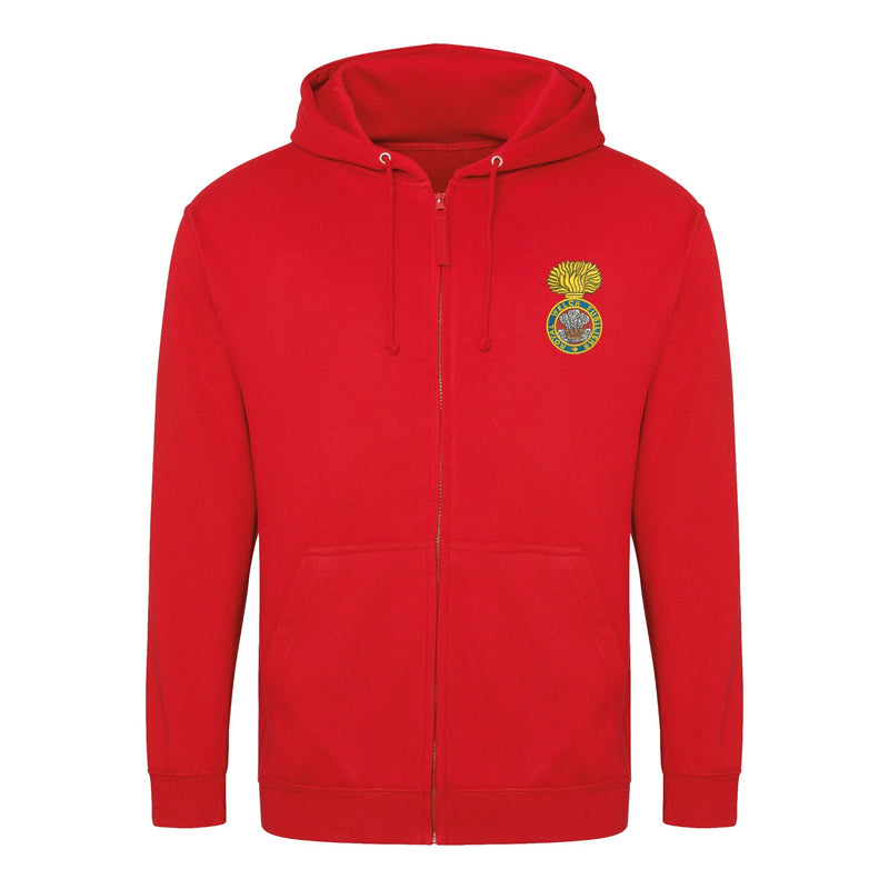 Royal Welch Fusiliers Zipped Hoodie