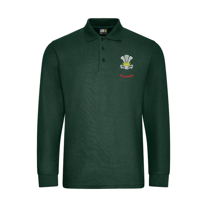 Royal Welsh Long Sleeve Polo Shirt