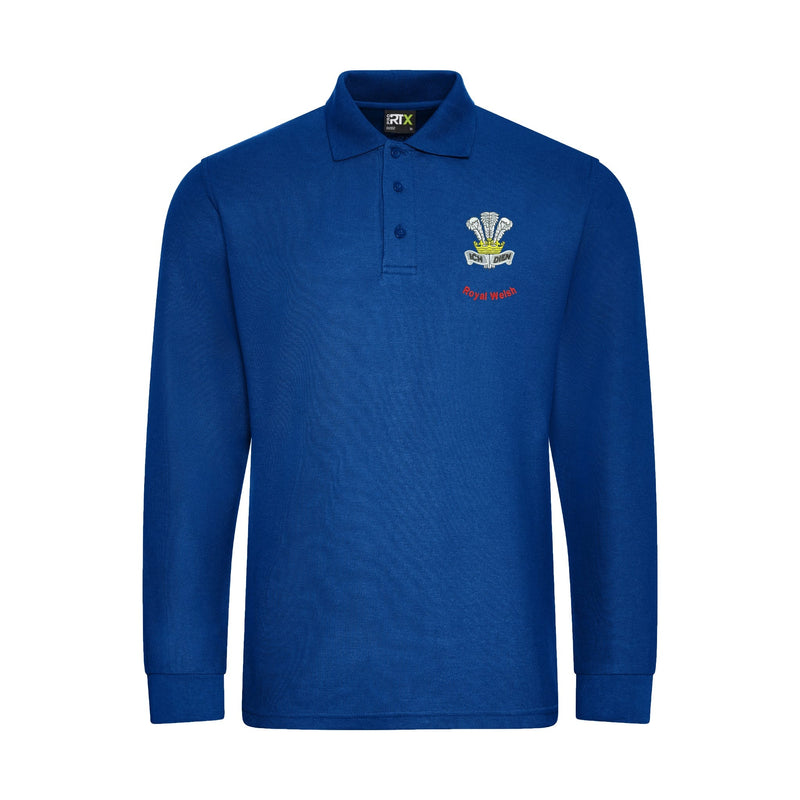 Royal Welsh Long Sleeve Polo Shirt