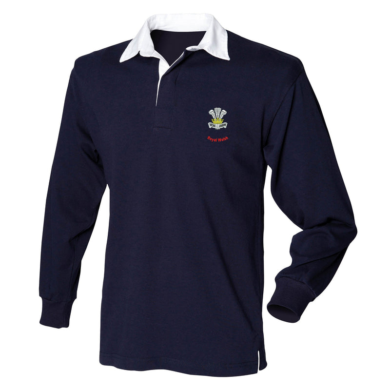 Royal Welsh Front Row Long Sleeve Rugby Shirt