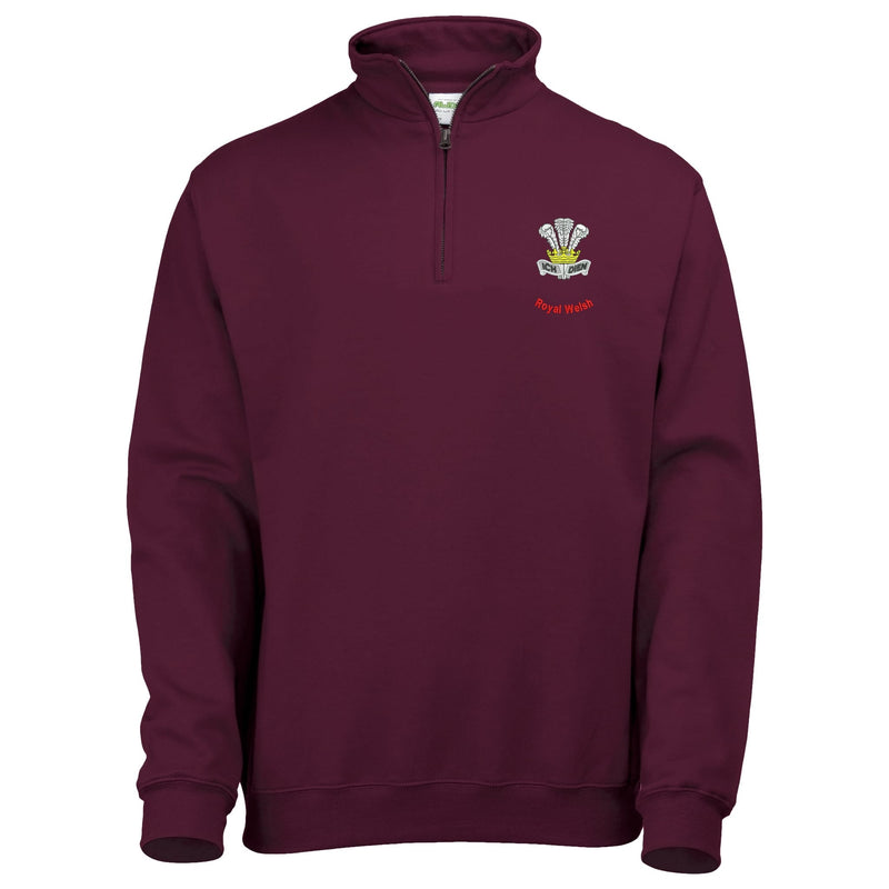 Royal Welsh Quarter Zip Sweatshirt