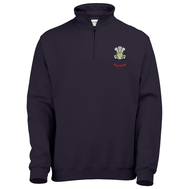 Royal Welsh Quarter Zip Sweatshirt