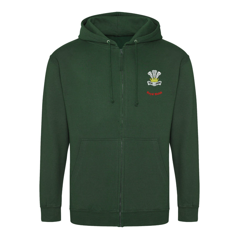 Royal Welsh Zipped Hoodie