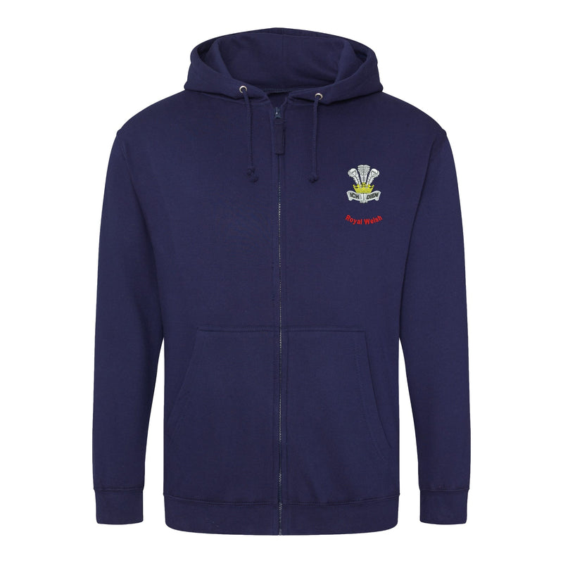 Royal Welsh Zipped Hoodie