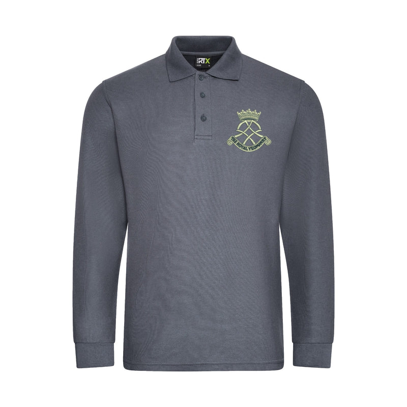 Royal Yeomanry Long Sleeve Polo Shirt