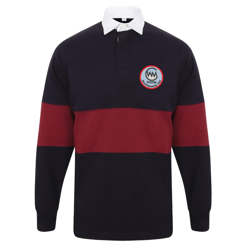STOON Mountaineering Club Front Row Long Sleeve Panelled Rugby Shirt