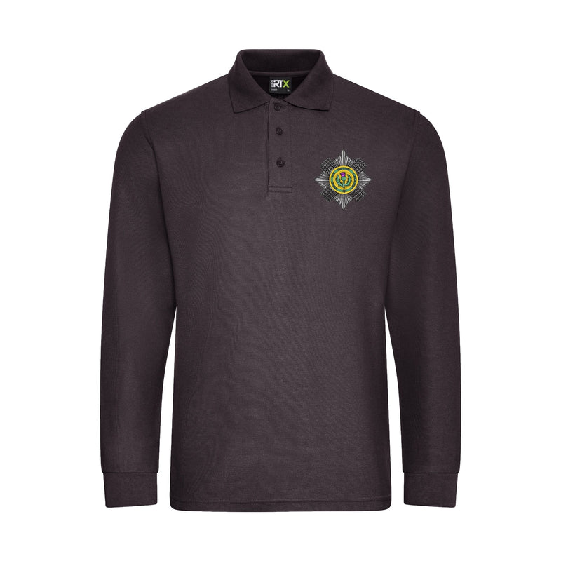 Scots Guards Long Sleeve Polo Shirt