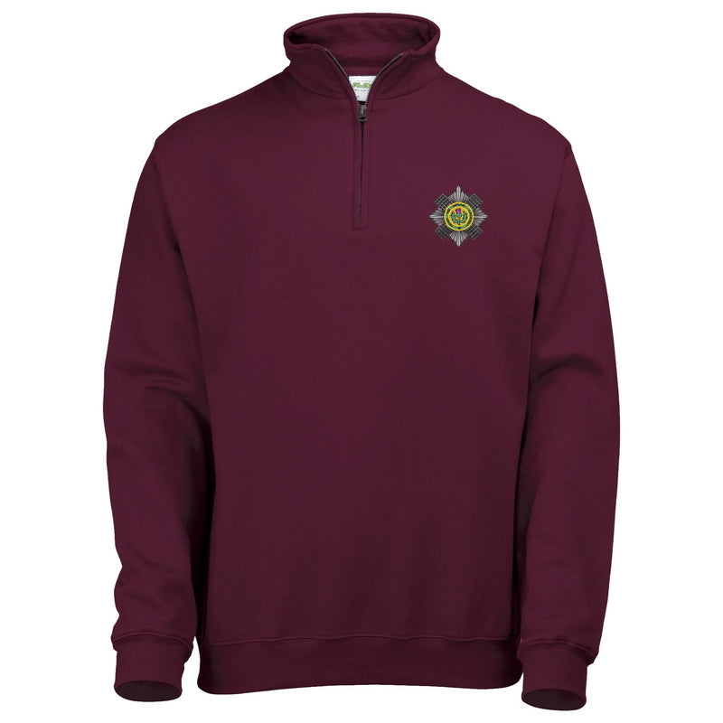 Scots Guards Quarter Zip Sweatshirt