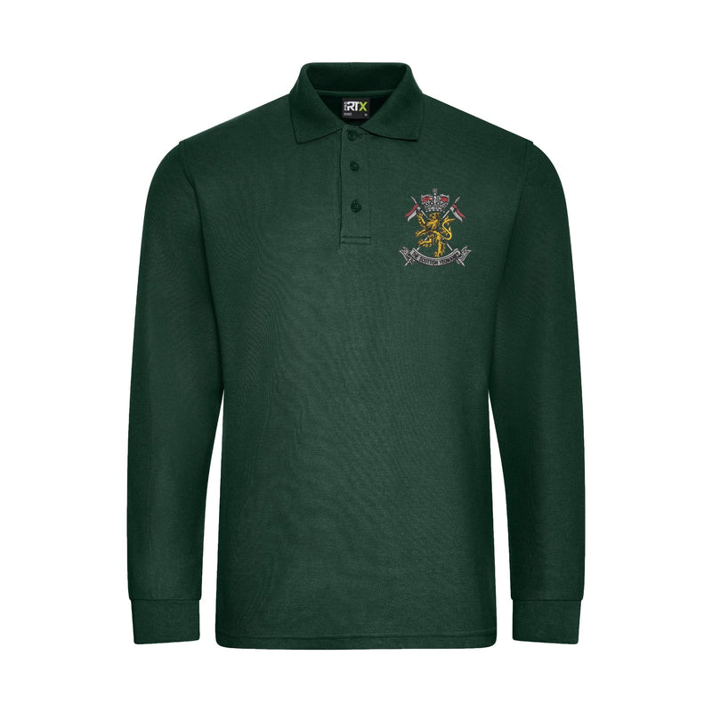 Scottish Yeomanry Long Sleeve Polo Shirt