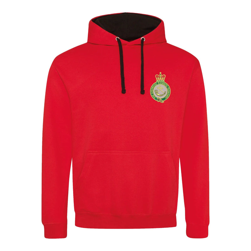 Sherwood Rangers Yeomanry Varsity Contrast Hoodie
