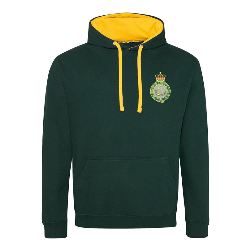 Sherwood Rangers Yeomanry Varsity Contrast Hoodie