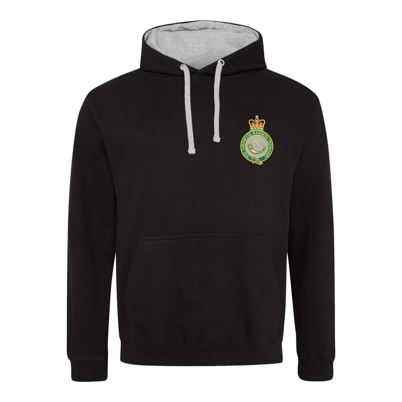 Sherwood Rangers Yeomanry Varsity Contrast Hoodie