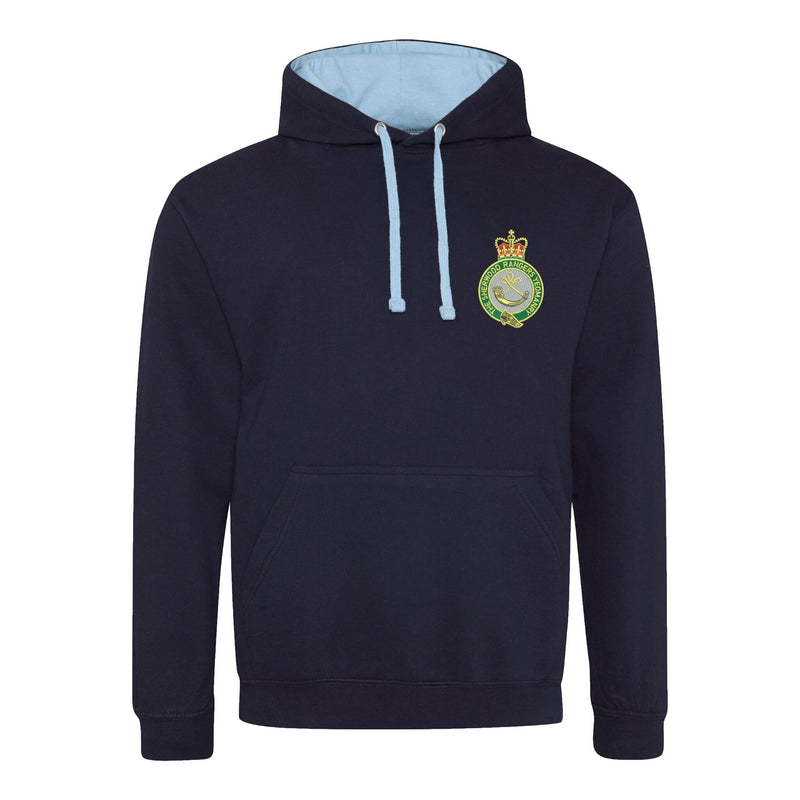 Sherwood Rangers Yeomanry Varsity Contrast Hoodie