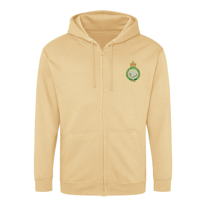 Sherwood Rangers Yeomanry Zipped Hoodie