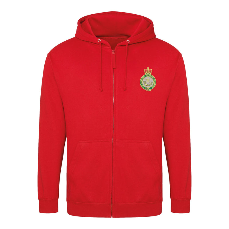 Sherwood Rangers Yeomanry Zipped Hoodie