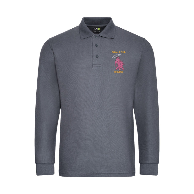 Signals Club Troodos Long Sleeve Polo Shirt