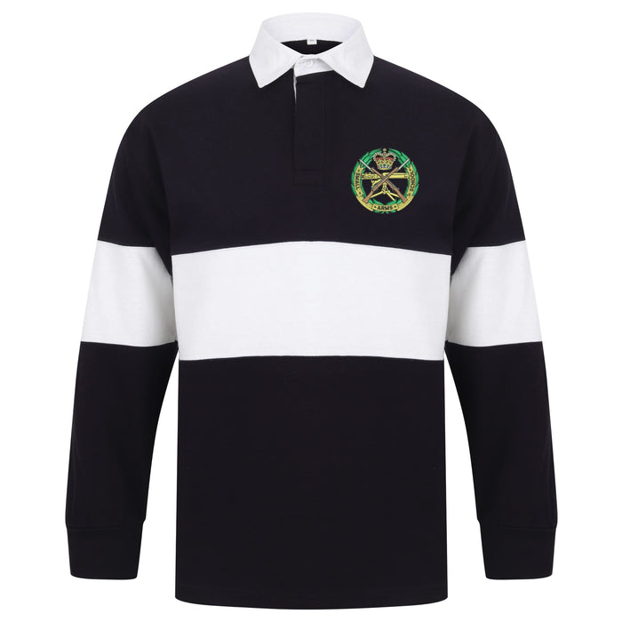 Small Arms School Corps Long Sleeve Panelled Rugby Shirt