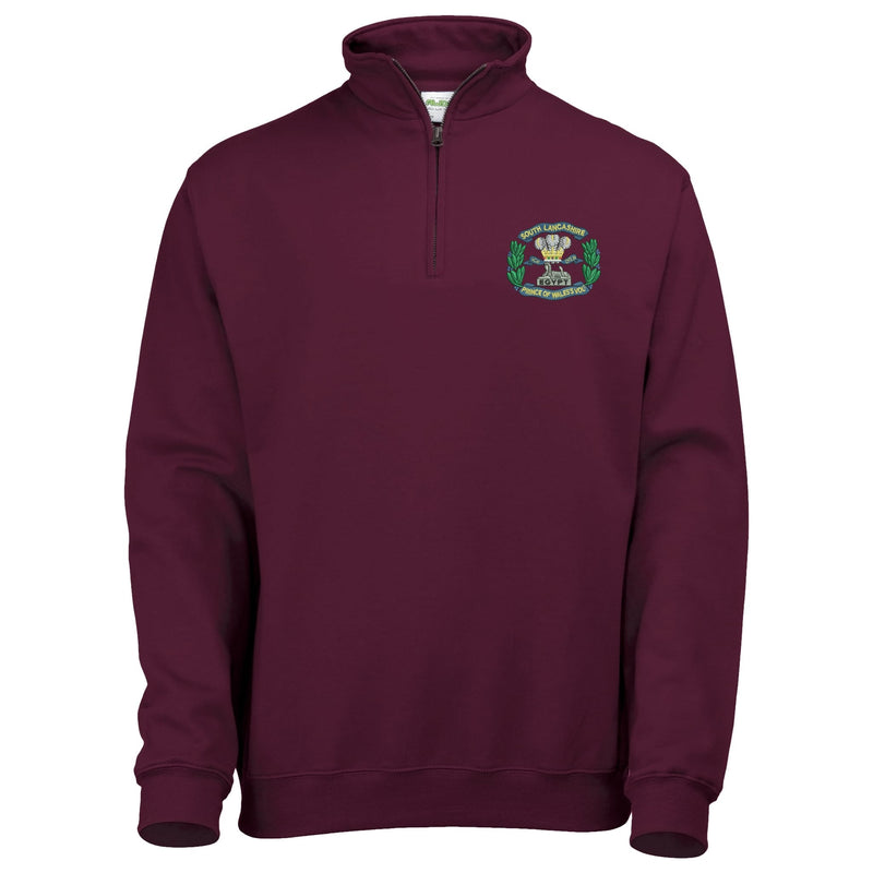 South Lancashire Regiment Quarter Zip Sweatshirt