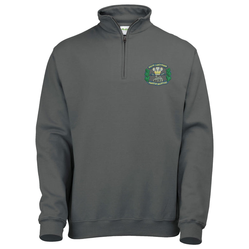 South Lancashire Regiment Quarter Zip Sweatshirt