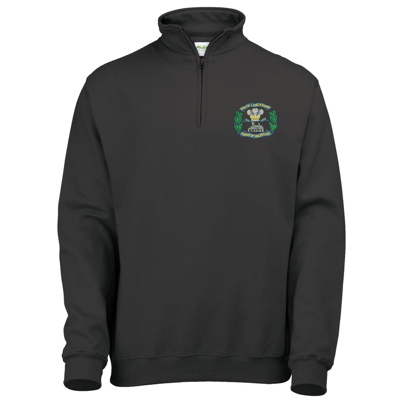 South Lancashire Regiment Quarter Zip Sweatshirt
