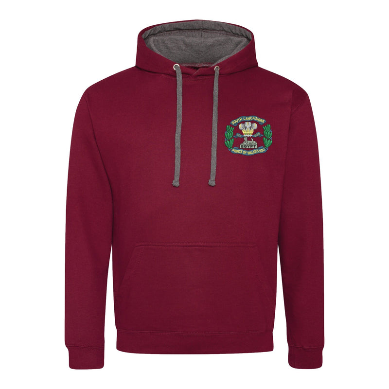 South Lancashire Regiment Varsity Contrast Hoodie