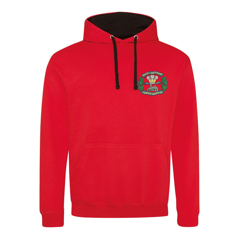 South Lancashire Regiment Varsity Contrast Hoodie